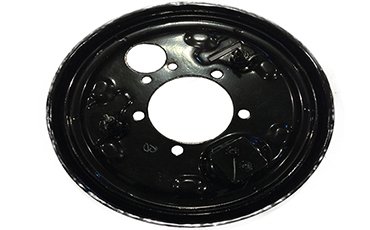 BRAKE SHOE PLATE REAR SET OF 2 TVS KING