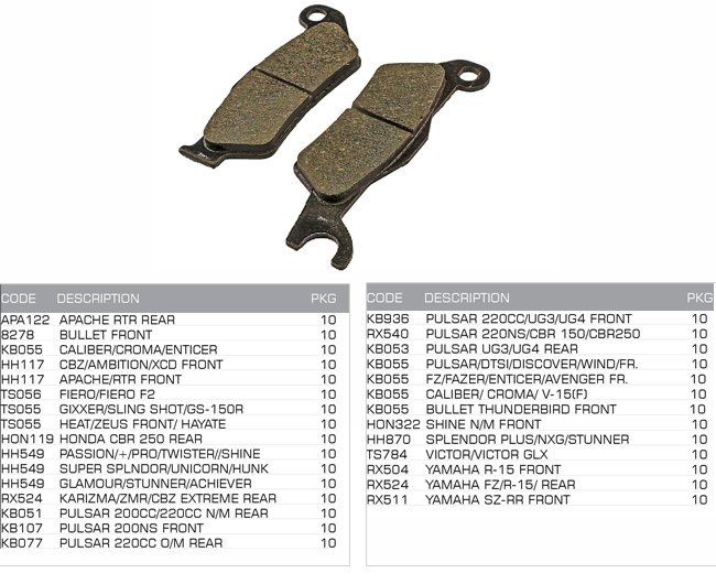brake disc pad set brake disc pad set
