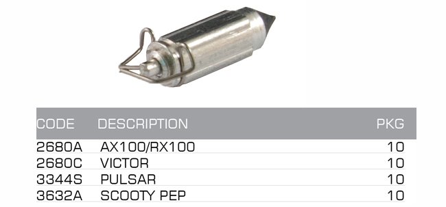 carburettor float pin assy