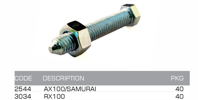 chain adjuster bolt