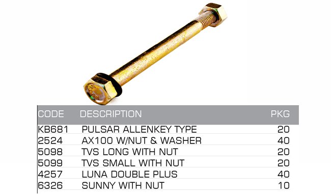 foundations bolts