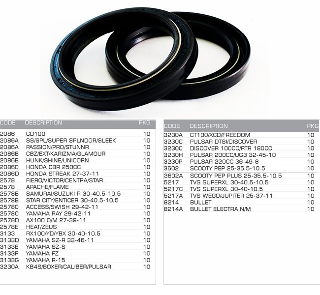front fork oil seal front fork oil seal