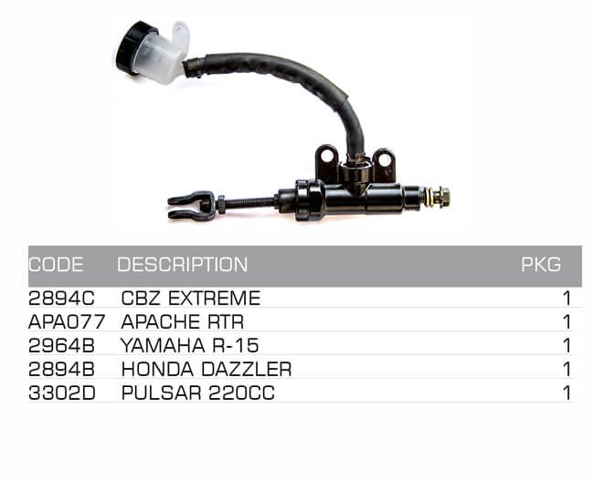 master cylender assy rear master cylender assy rear