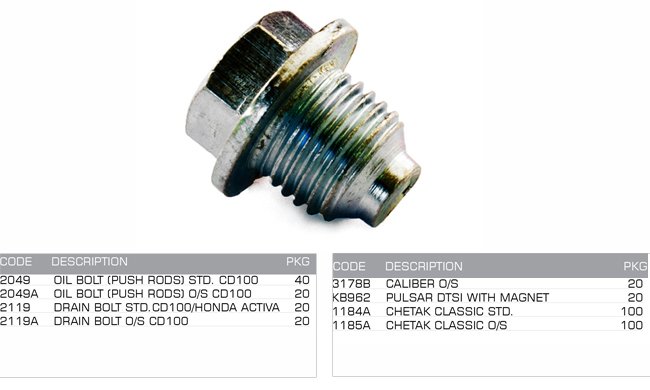 oil bolt oil bolt