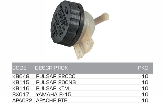 rear brake disc oil container rear brake disc oil container