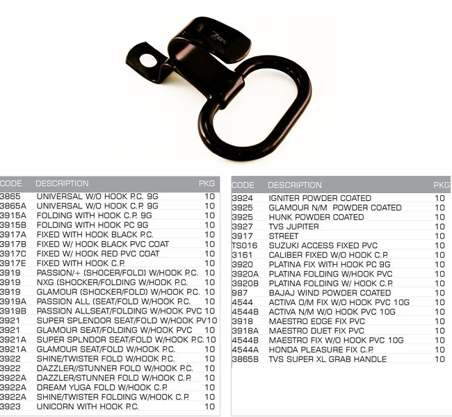 seat handle(9 gauge thick)