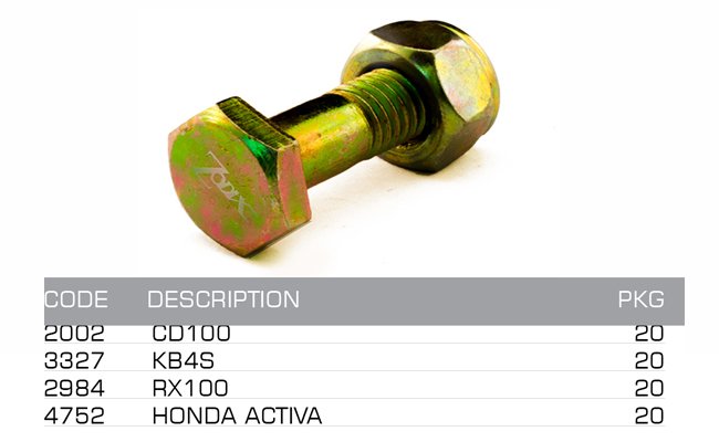 side stand nut bolt side stand nut bolt