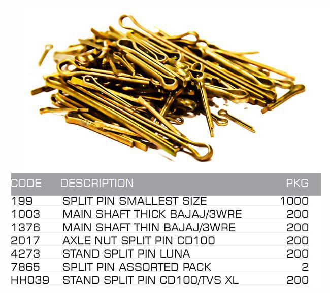 split pin assorted split pin assorted